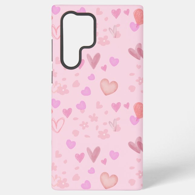 Peachify Sweethearts Samsung Galaxy Case (Back)