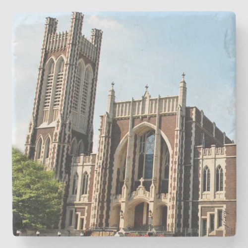 Peachtree Christian Church Atlanta Stone Coaster