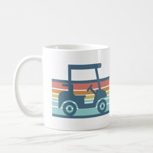 Peachtree City Georgia Golf Cart Love Vibe Coffee Mug