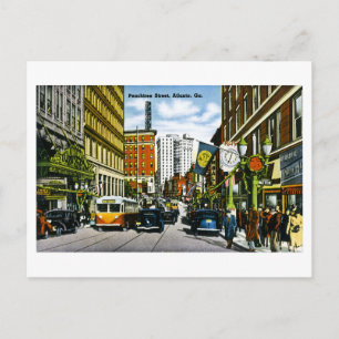 Peachtree Street, Atlanta, GA Postcard