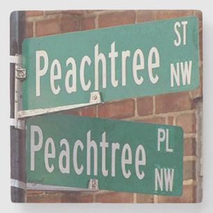 Peachtree Streets Atlanta, Peachtree Streets Stone Coaster