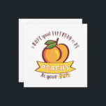 Peachy As Your Bum Funny Birthday<br><div class="desc">Peachy As Your Bum Funny Birthday card</div>