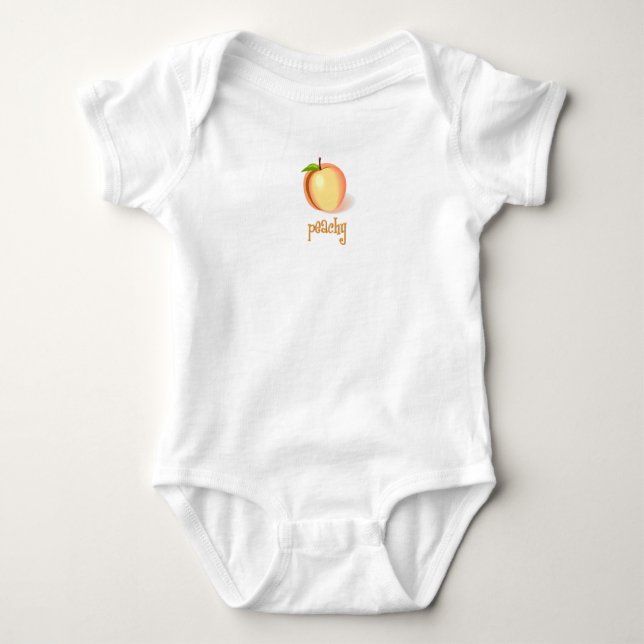 Peachy Baby Bodysuit (Front)