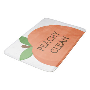 Peachy Clean Home Decor for Summer Bath Mat