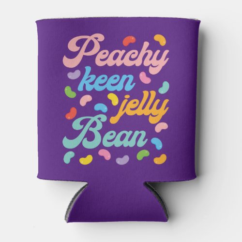 Peachy Keen Jelly Bean Can Cooler