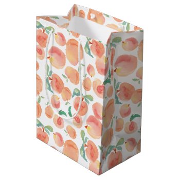 Peachy Medium Gift Bag by Zazzlemm_Cards at Zazzle