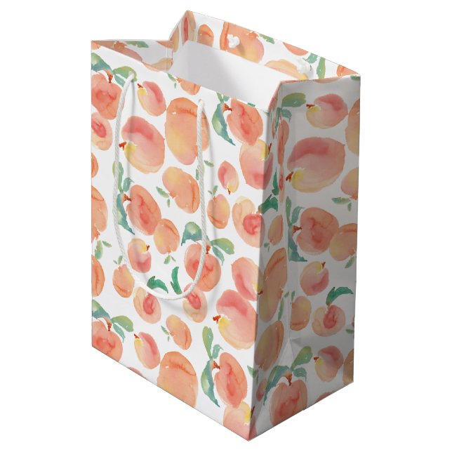 Peachy Medium Gift Bag (Back Angled)