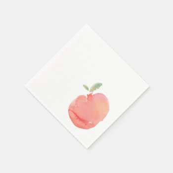 Peachy Napkins by Zazzlemm_Cards at Zazzle