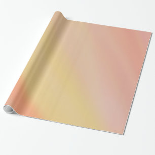 Peachy Ombre Wrapping Paper