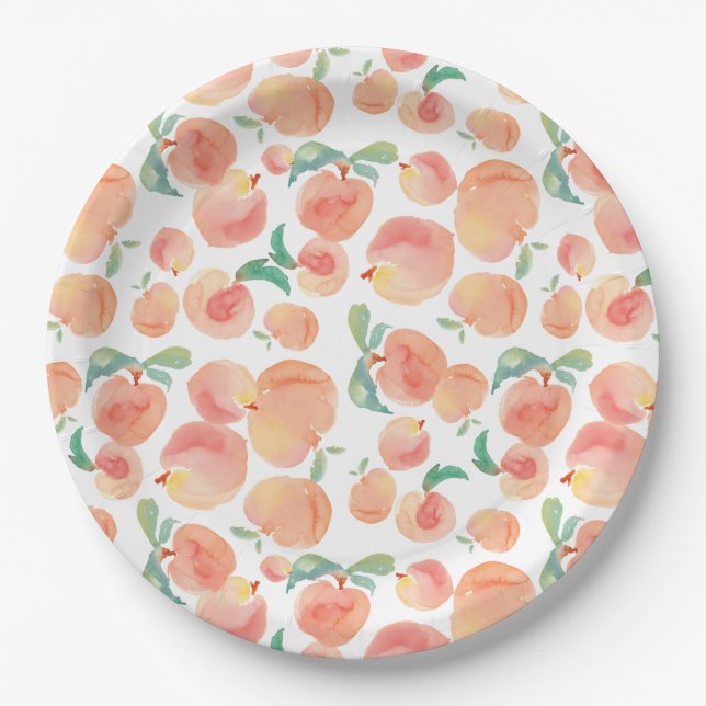 Peachy Paper Plates (Front)