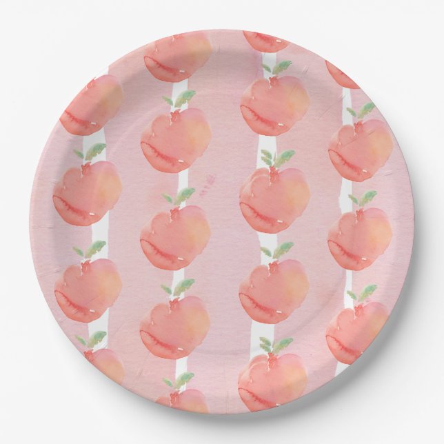 Peachy Paper Plates (Front)