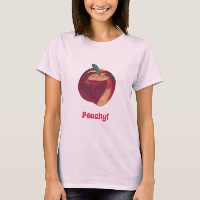 Peachy Peach Painting Tshirts (Front)