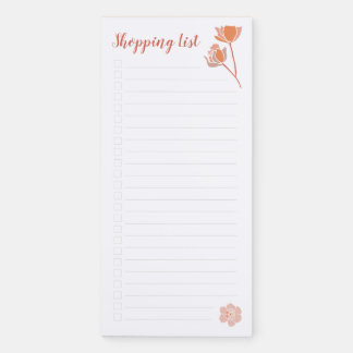 Peachy Pink Oregon Grape Flower Notepad