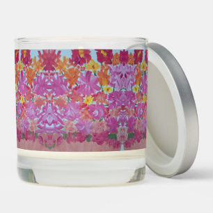 Peachy Pink, Vanilla Scented Candle