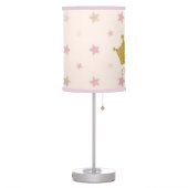 Peachy princess crown baby  table lamp (Left)