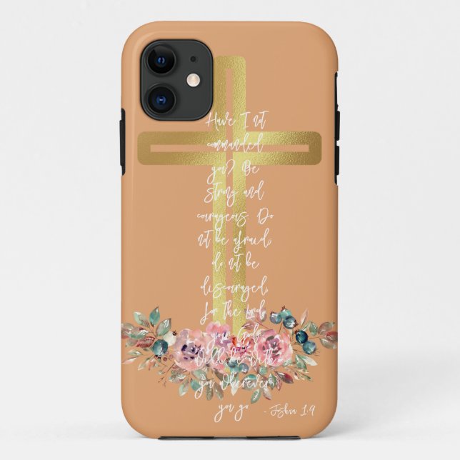 Peachy Promise Faithful Phone / iPad case (Back)