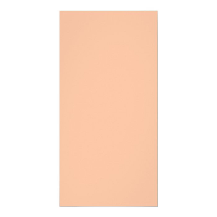 Peachy Skin Tone Beige Pink Color Trend Template Photo Card