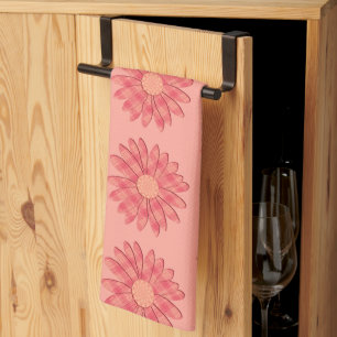 Peachy Spring Kitchen Towel