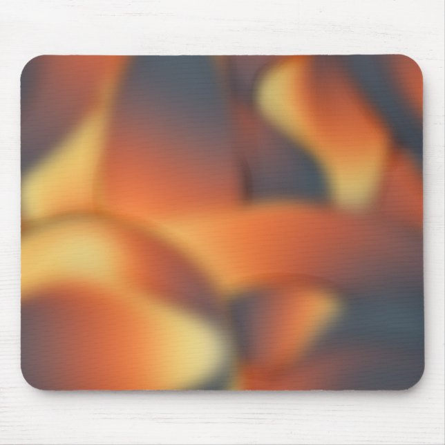Peachy Sumo Mouse Pad (Front)