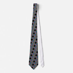 Peackock A Delic - Fractal Art Neck Tie