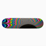 Peackock A Delic - Fractal Art Skateboard
