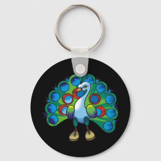 Peacock 2 keychain