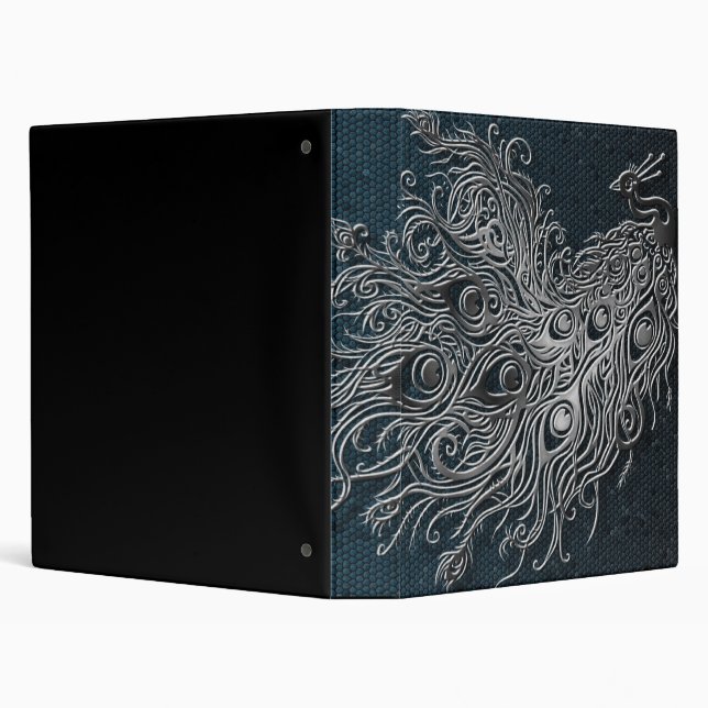 Peacock 3 Ring Binder (Background)
