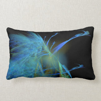Peacock Abstract Lumbar Pillow