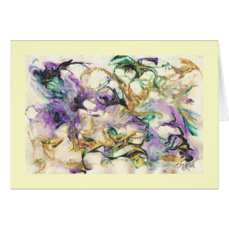 Peacock Abstractions (card) Cards