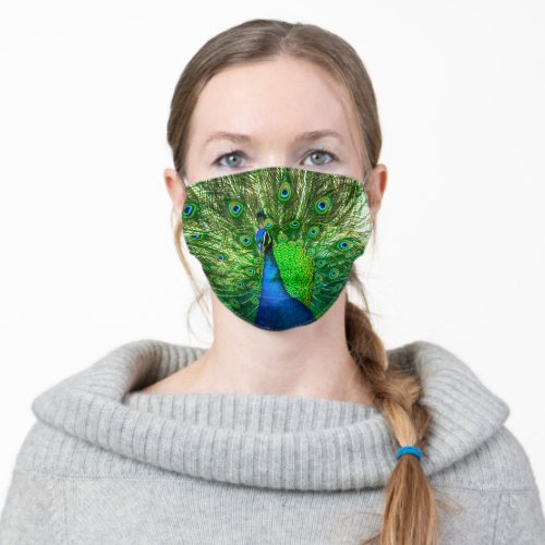 Peacock Adult Cloth Face Mask
