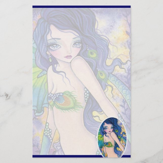 Peacock Allure - Stationery (Front)