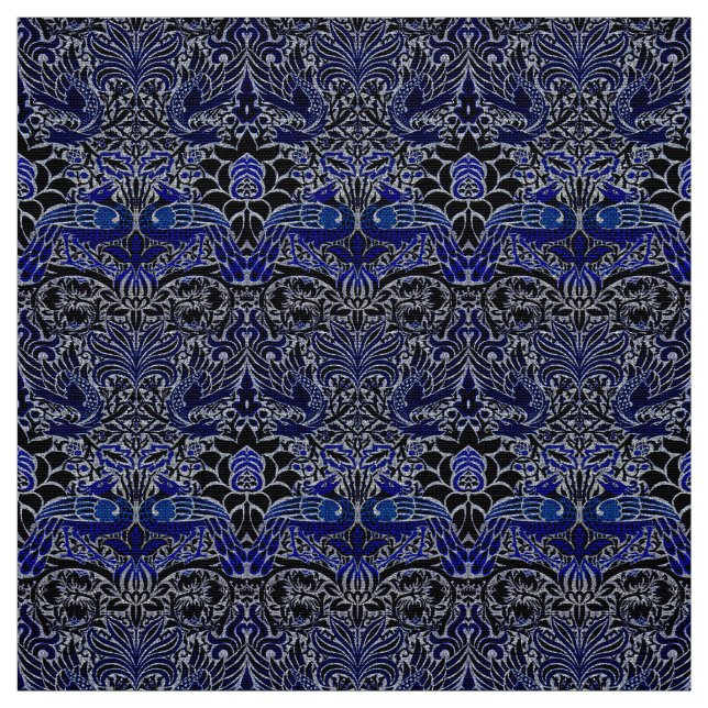 Peacock And Dragon Textiles Fabric (Swatch)