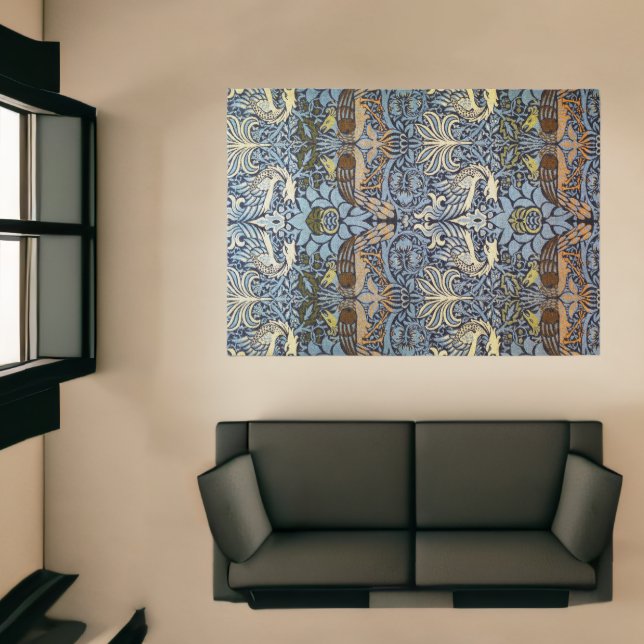 Peacock and Dragon, William Morris Rug (Insitu (Indoor 1))