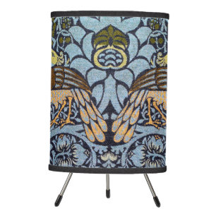 Peacock and Dragon, William Morris Tripod Lamp