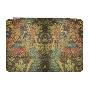 Peacock and oakleaf floral Victorian jacquard iPad Mini Cover
