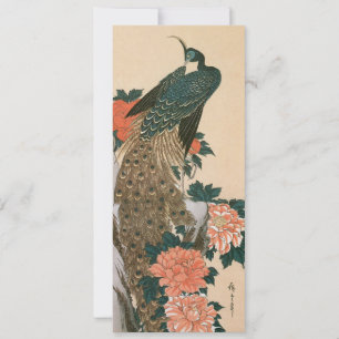 Peacock and Peonies by Hiroshige, Japanese Art