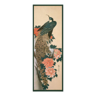 Peacock and Peonies by Hiroshige, Japanese Art Photo Print