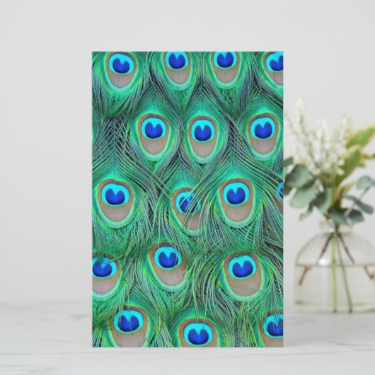 peacock animal print - feathers (Standing Front)