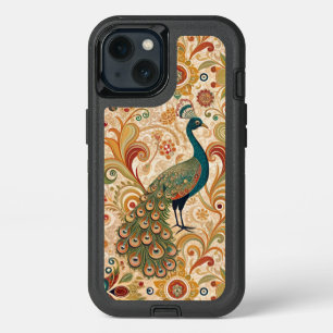 Peacock Art Morris Style iPhone 13 Case