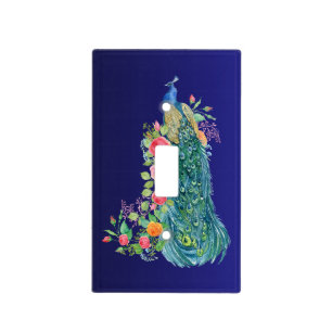 Peacock Art Nouveau Switchplate Decor