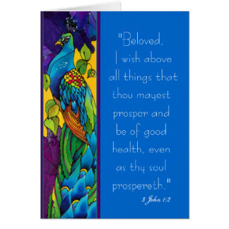 Peacock Art Painting Cards