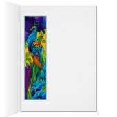 Peacock Art Painting Cards (Inside (Right))