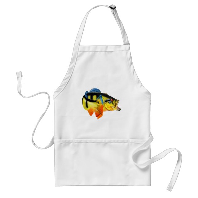 Peacock Bass Adult Apron (Front)
