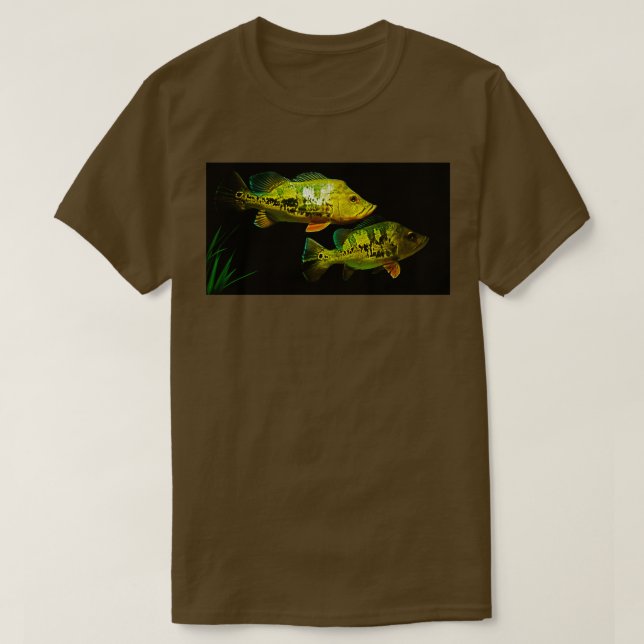 Peacock Bass Cichla monoculus T-Shirt (Design Front)