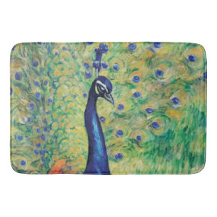 Peacock - Bath Mat, Rug
