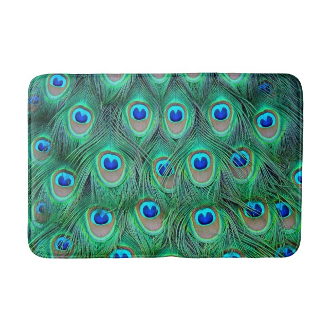 Peacock Bath Mats (Front)