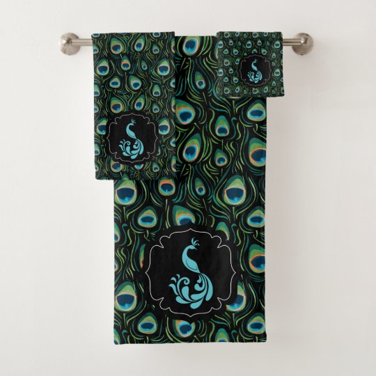 Peacock Bath Towel Set Zazzle Com   Peacock Bath Towel Set R3f98caab769b4f56afdba8cdca943c09 Ezaga 540 