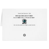 Peacock Batik 2 (blank card) (Back Horizontal)