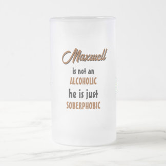 Peacock Beer Frosted Mug