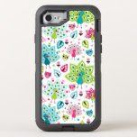 peacock bird and owl OtterBox defender iPhone SE/8/7 case